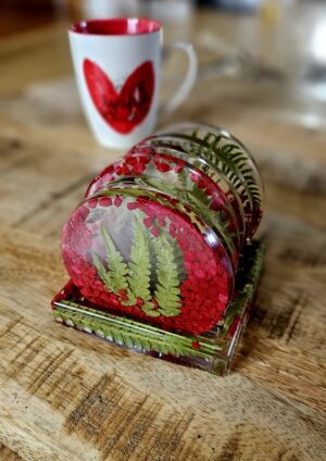 Coasters. Red Forest