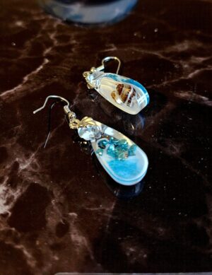 Sea Collection. Small Drop Earings