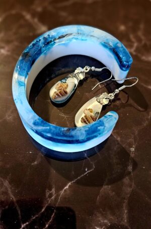 Sea Collection. Small Drop Earings