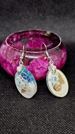 Sea Shell Round Earings