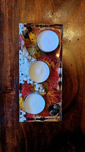 Candle Holder. Autumn 1. 3xTeaCandle