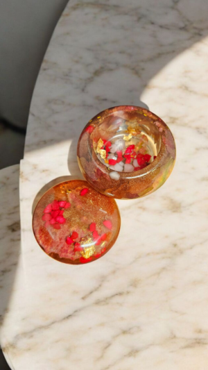 Bronze autumn Candle Holder