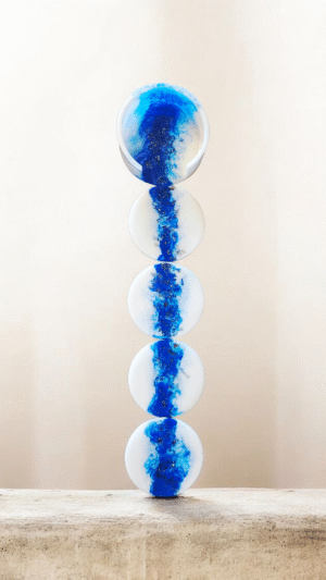 White & Blue Coasters