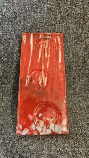Blood red Candle Holder