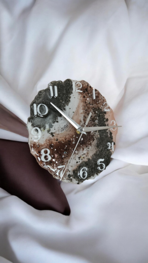 Beige Stones. Wall watch 2