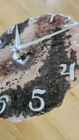 Beige Stones. Wall watch 2